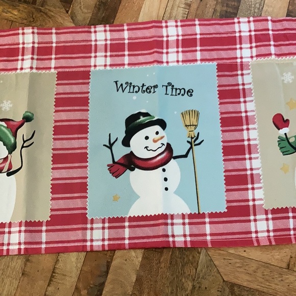 Snowman table runner - Picture 5 of 9